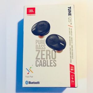 JBL TUNE 125 TWS Bluetooth Truly Wireless Headphones - Brand New Factory Sealed